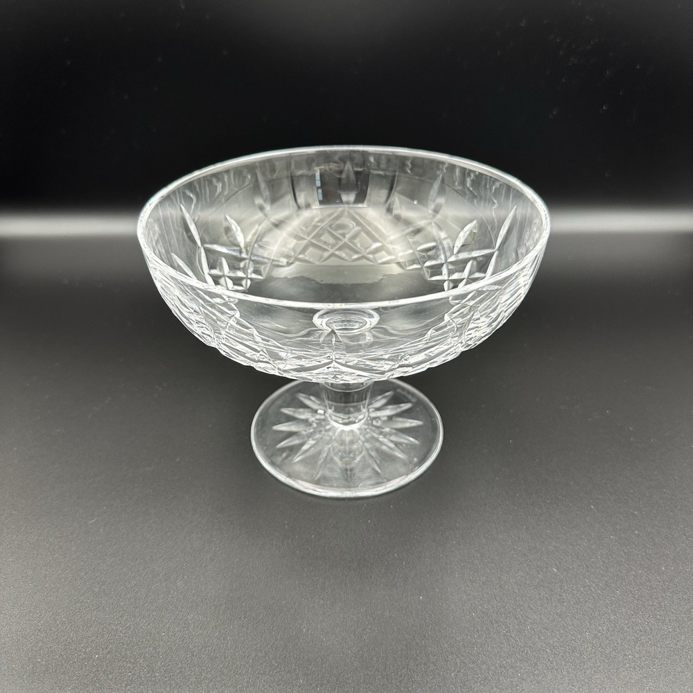 WATERFORD Crystal Lismore Footed / Pedestal‎ Candy Dish / Bowl / Compote